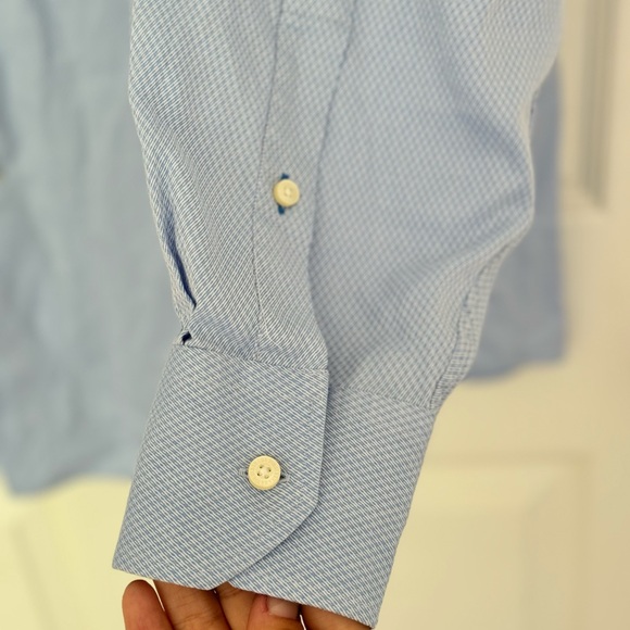 Tommy Bahama Long Sleeve Button Up Shirt Blue - Picture 3 of 13